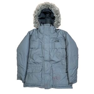 VINTAGE The North Face Boys’ Gray Hyvent McMurdo Parka Coat Size XL